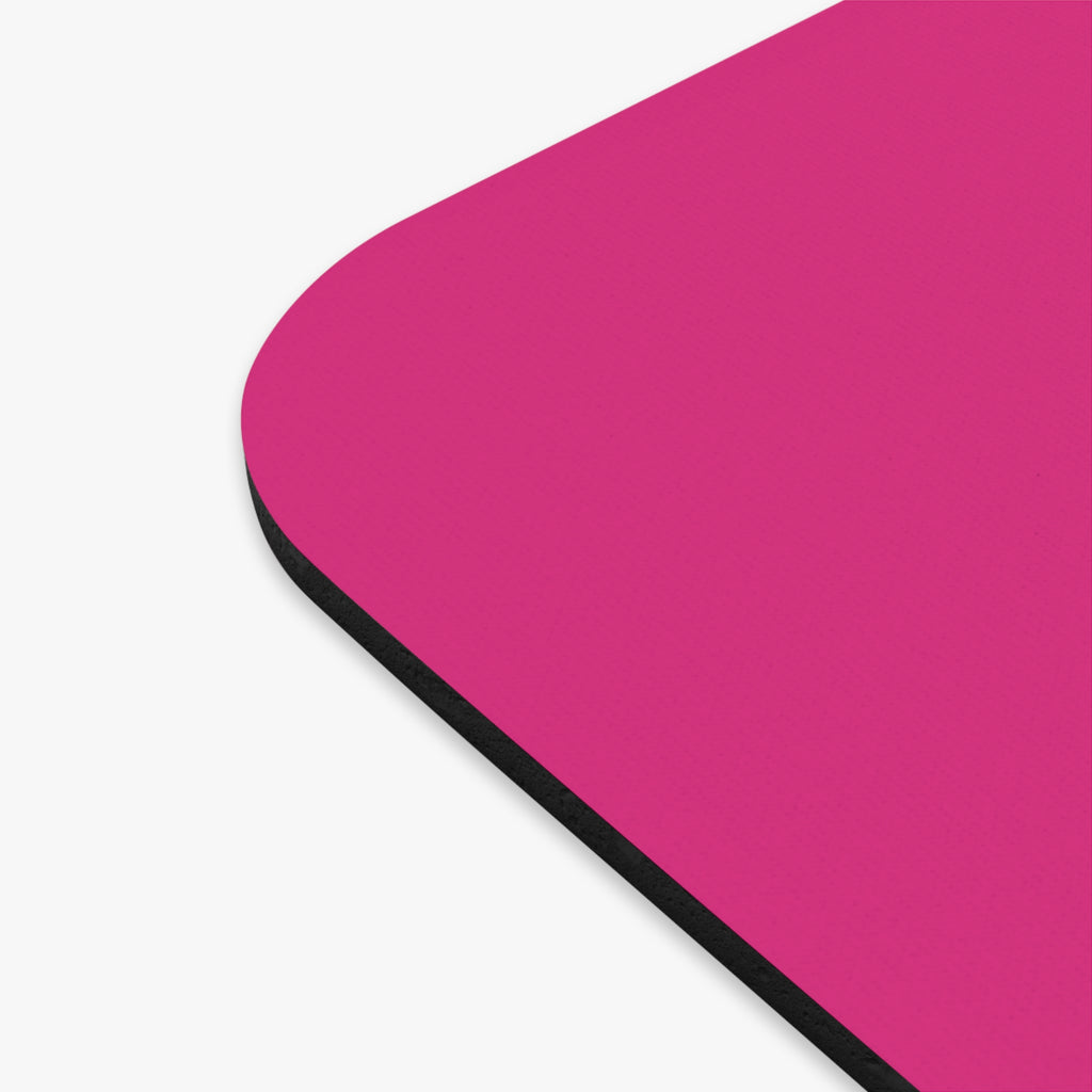 LJBoutaBag Cursive Print Mousepad (Pink)