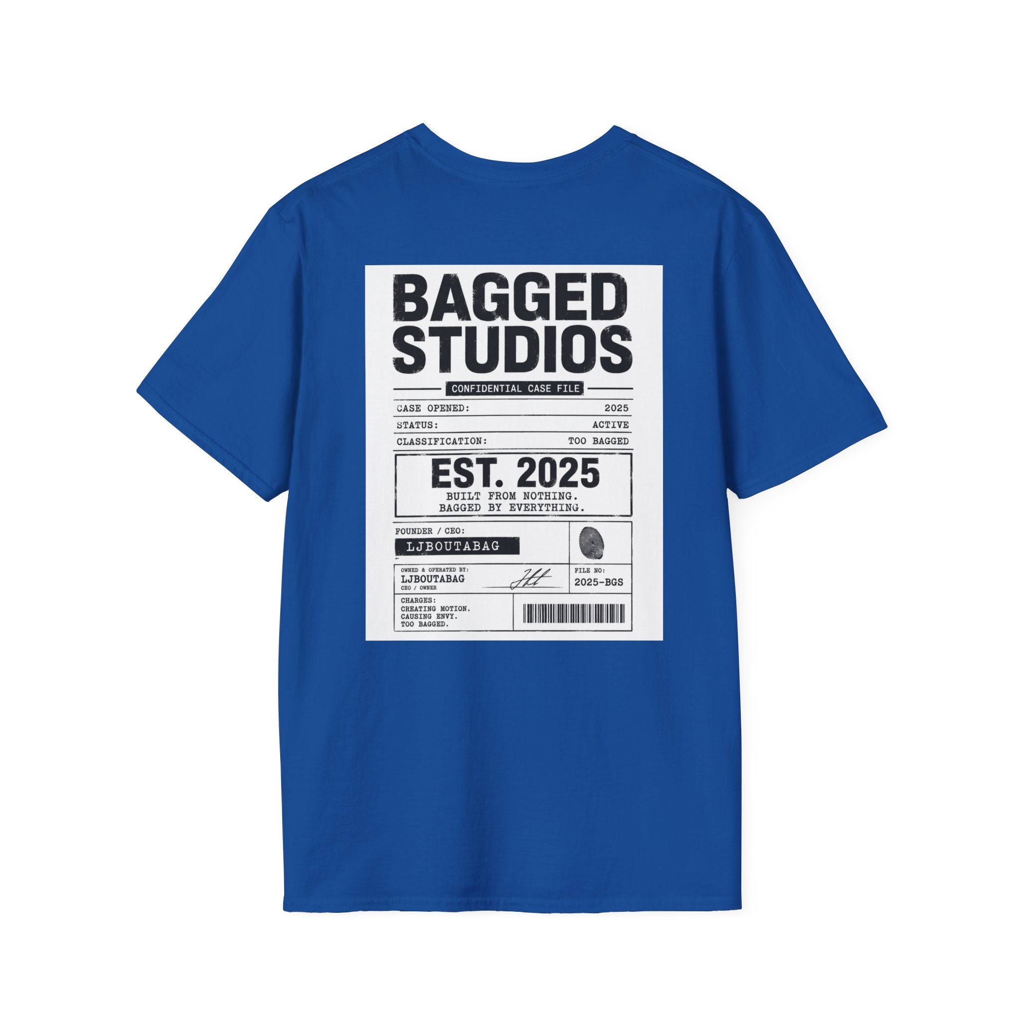 "Free LJ" (DOUBLE SIDED) Mugshot Tee