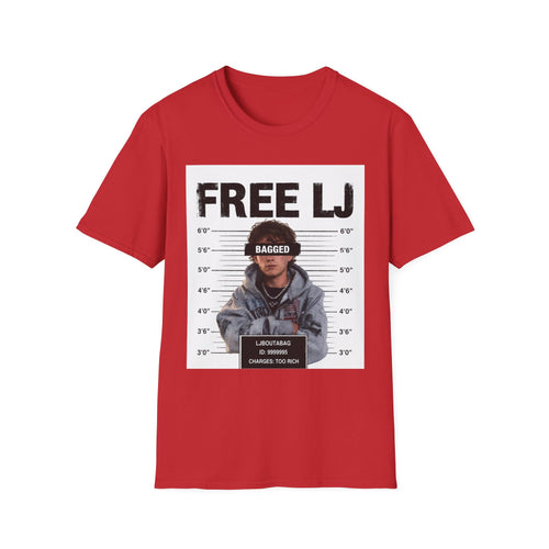 "Free LJ" (ONE SIDED) Mugshot Tee