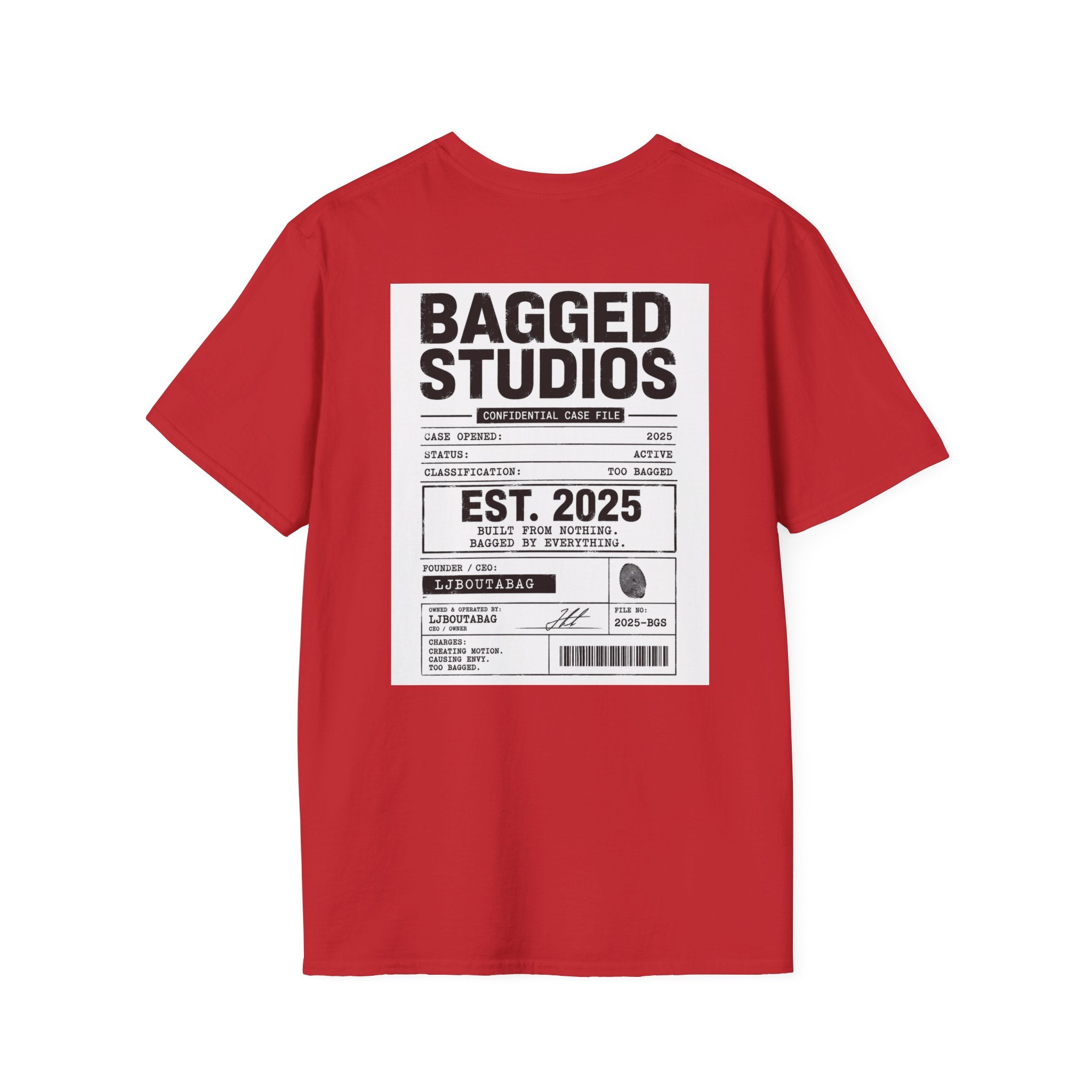 "Free LJ" (DOUBLE SIDED) Mugshot Tee