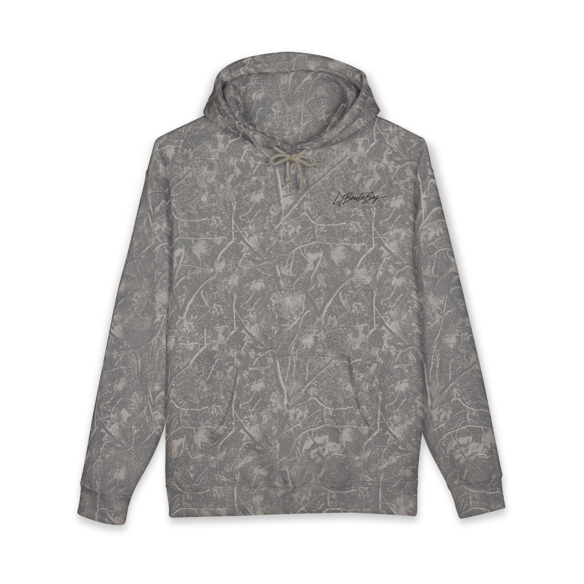 Logo Distressed Camouflage Pullover